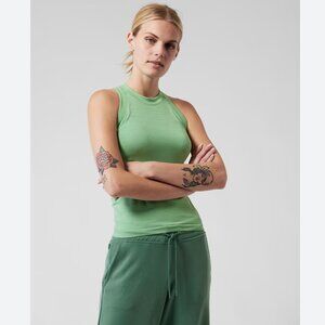 Athleta Renew Racerback Heather Green
